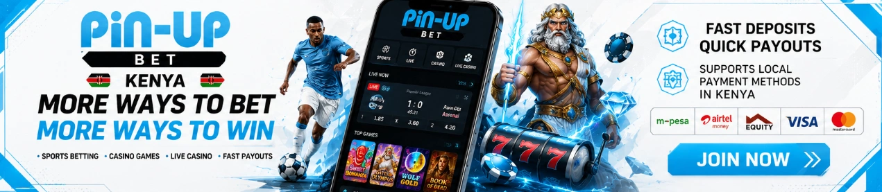 Pin Up Bet Kenya mobile betting casino games and fast payouts
